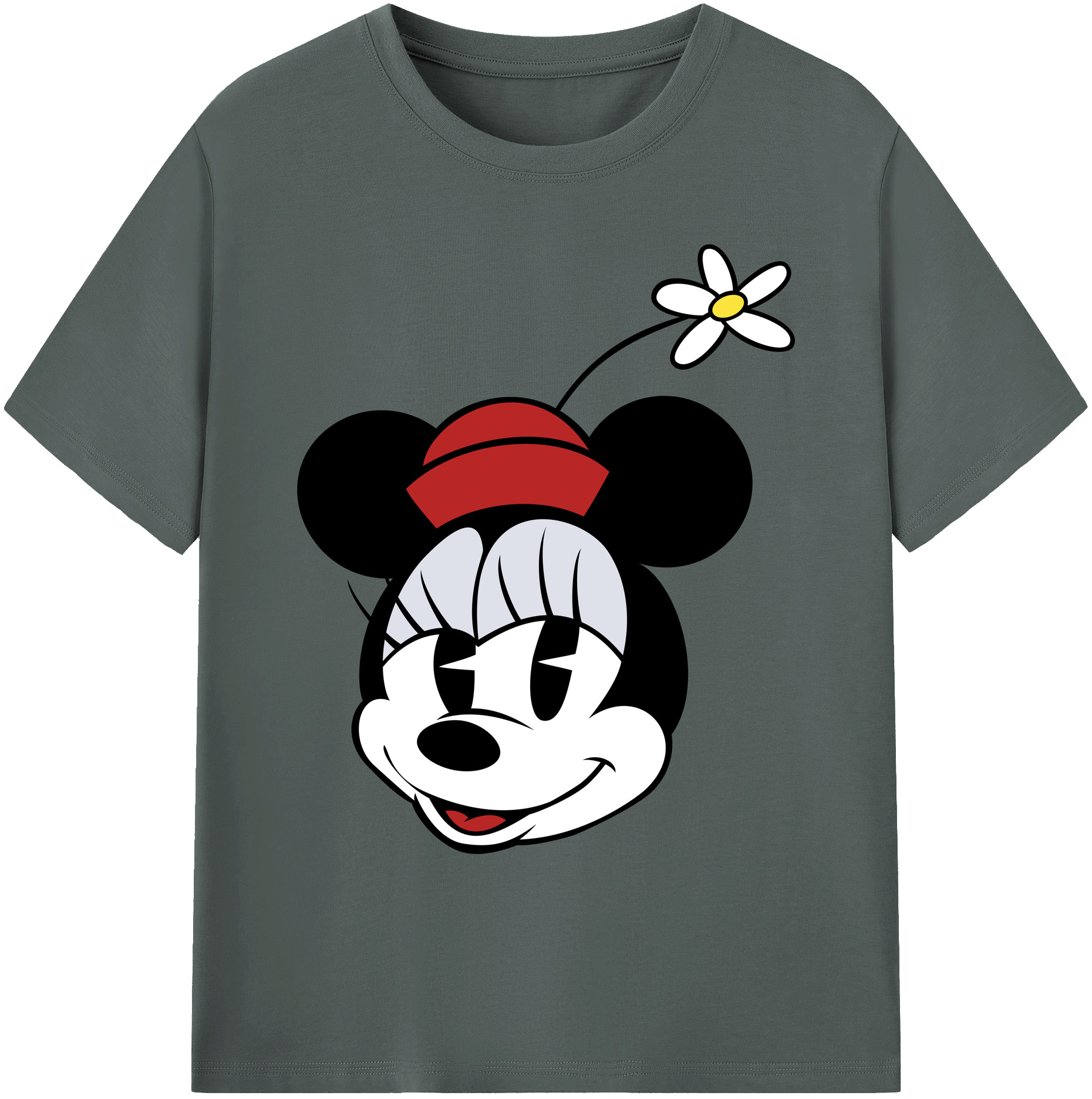 ミッキーマウス Mickey Mouse 綿100％ メンズ半袖Tシャツ｜肌触りやわらか＆通気性